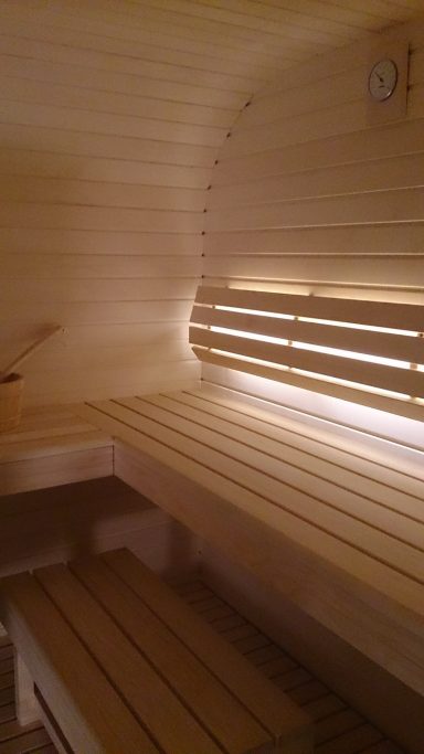 Sauna sur mesure vouté, Atelier du Sauna