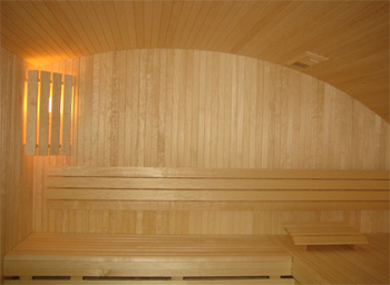 Sauna sur mesure vouté, Atelier du Sauna